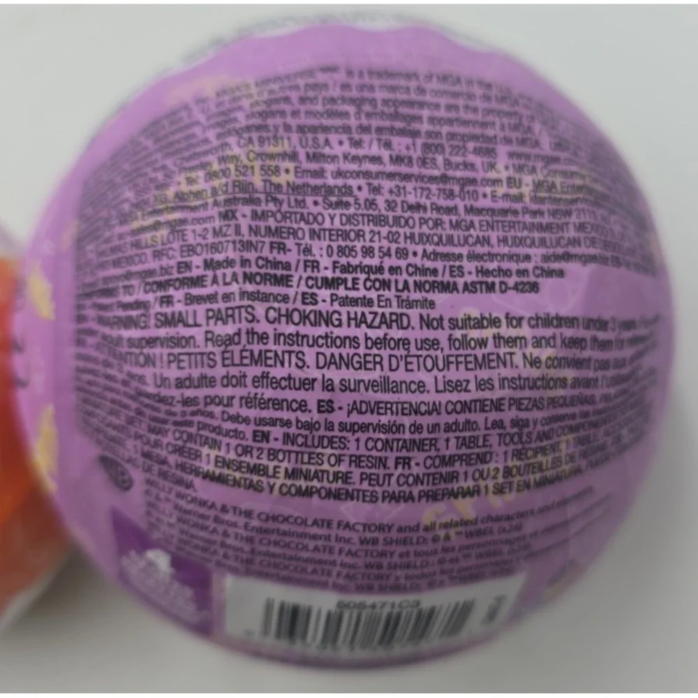 MGA Miniverse Make It Mini Food & Halloween Surprise Balls Lot of 2 NEW Sealed